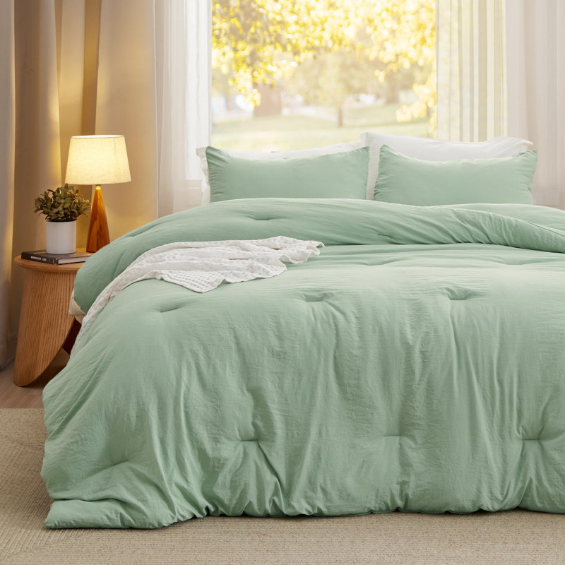 Bedsure Reversible Prewashed Comforter Set